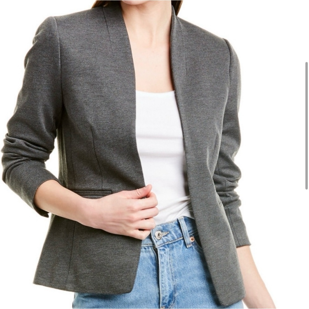 J.Crew grey Women’s School Boy blazer